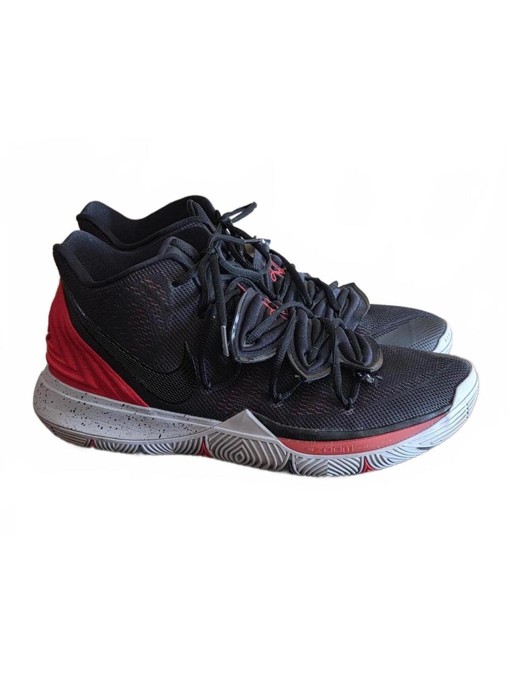Nike Kyrie 5 Basketball Shoes Sneakers Black Red Size 13 US